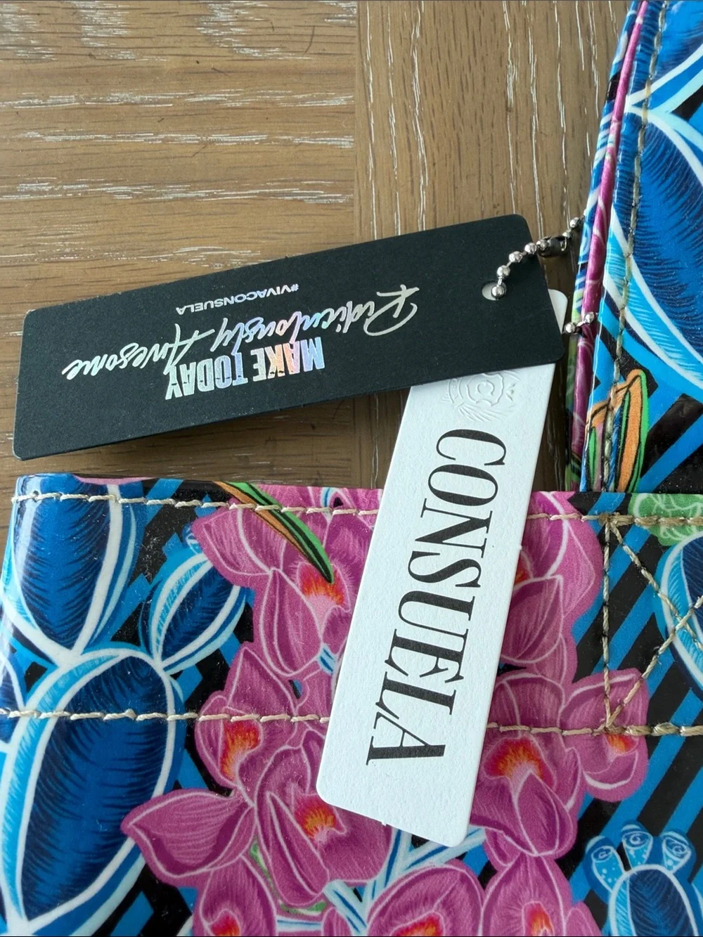 NWT Retired Consuela Jewel Grab N' Go Mini Tote ConsuelaCloth Water Resistant